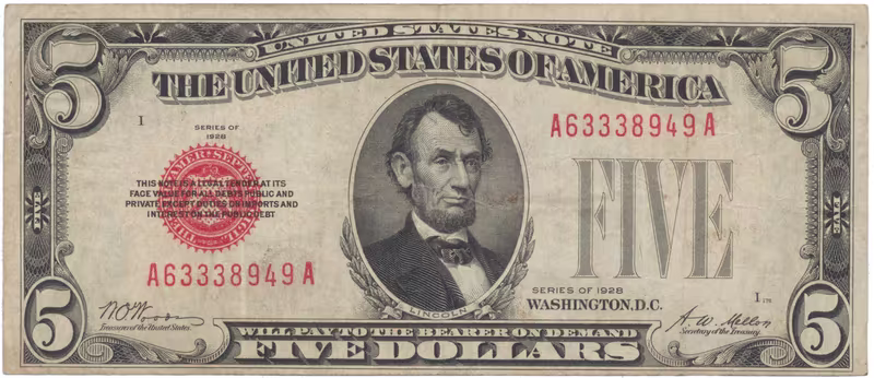 USA, 5 Dollars 1928, Pick.379