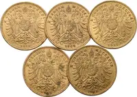 10 Koruna 1905, 1909, 1910, 1911 - fotografie 2