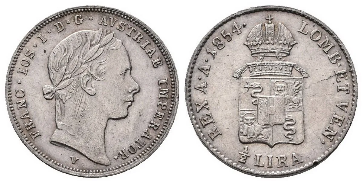 Konvenční měna, 1848 - 1857 — 1