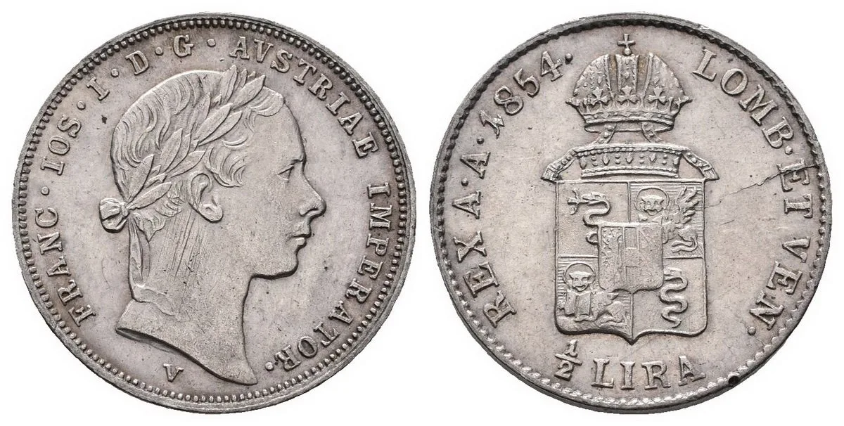 Konvenční měna, 1848 - 1857 — 1