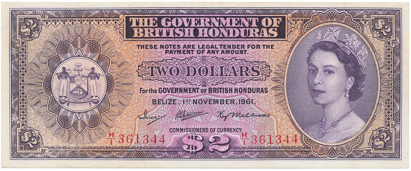 Britský Honduras - British Honduras — 1
