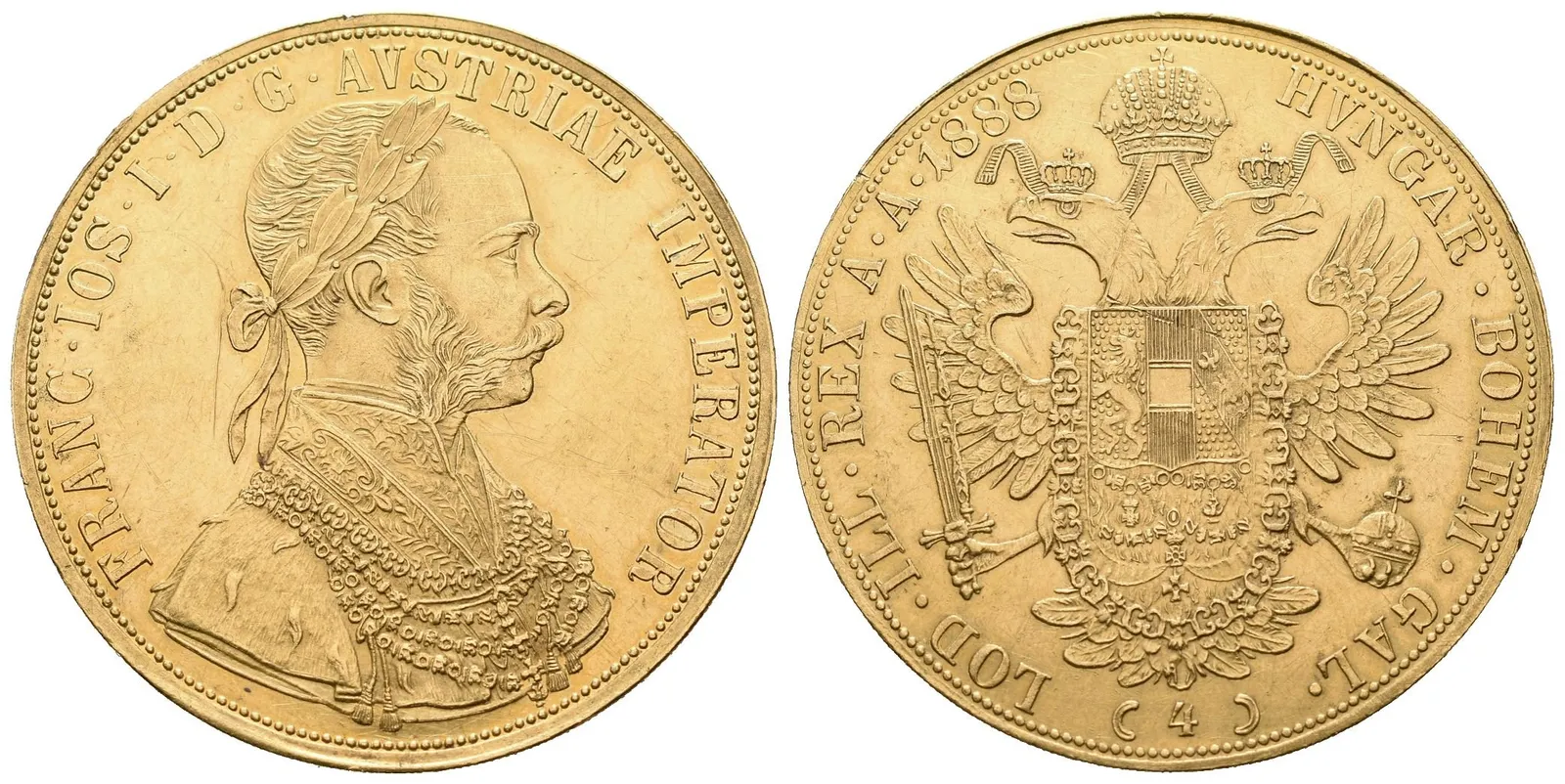 4 Dukát 1888