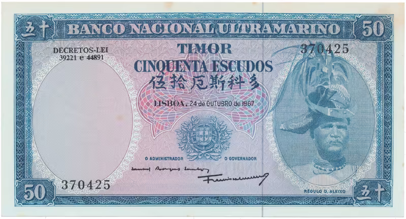 Timor, 50 Escudos 1967, P.27