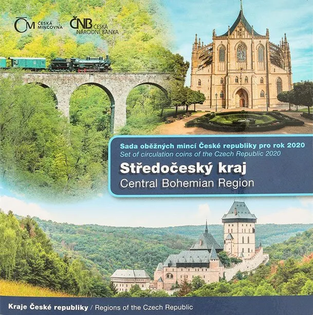 Ročníková sada mincí 2020 - Středočeský kraj