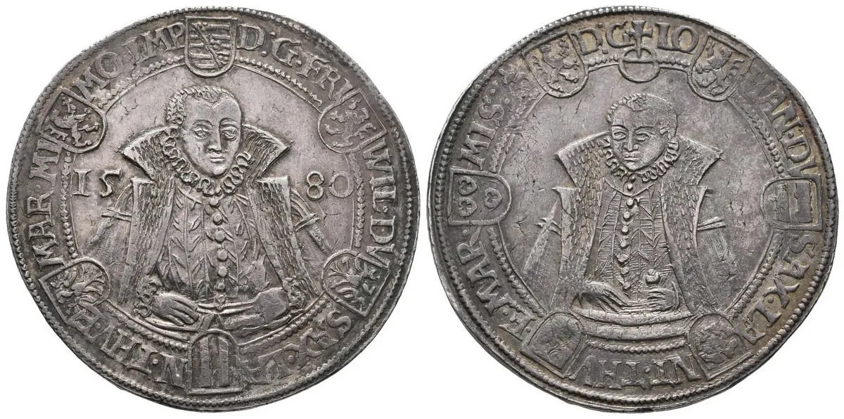Sasko - Weimar, Friedrich Wilhelm I. a Johann III., 1573 - 1603 — 1