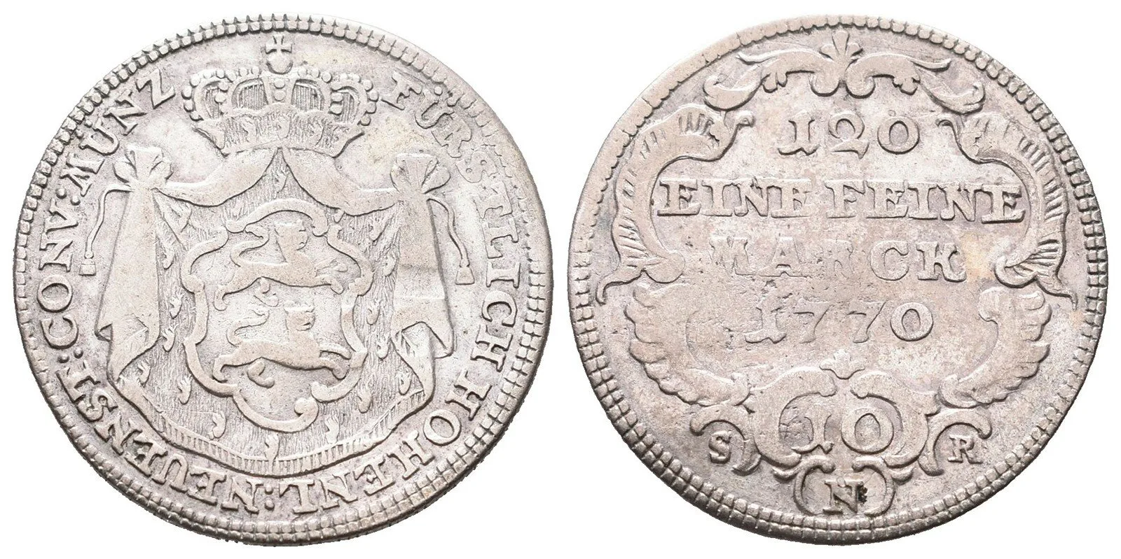 Hohenlohe - Neunstein - Öhringen, Ludwig Friedrich Karl, 1765 - 1805 — 1