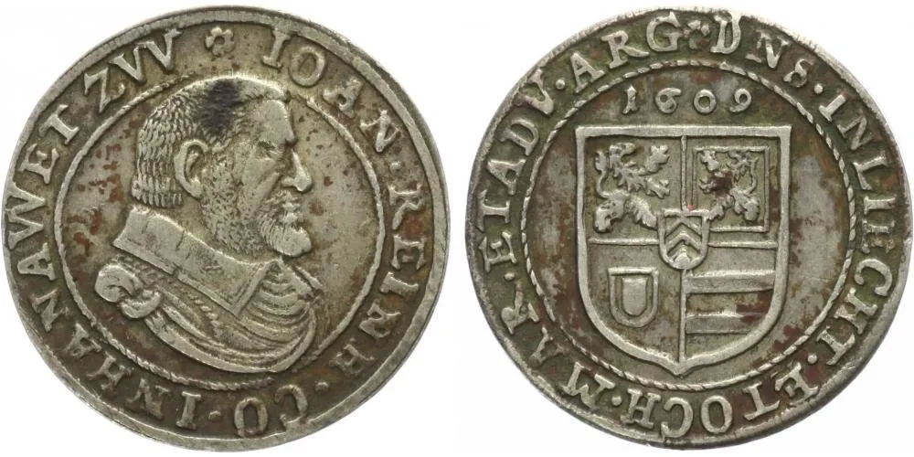 Hanau - Lichtenberg, Johann Reinhard, 1599 - 1625 — 1
