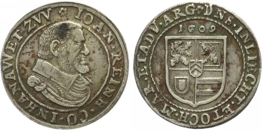 Hanau - Lichtenberg, Johann Reinhard, 1599 - 1625 — 1