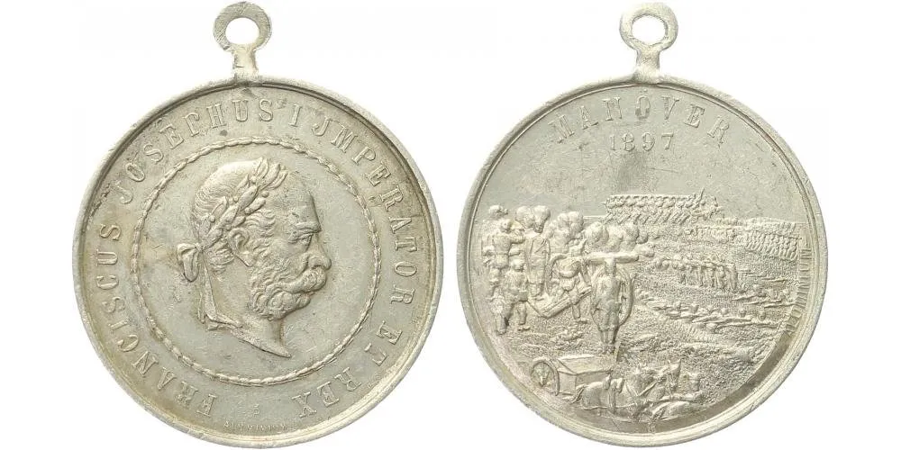 František Josef I., medaile vojenských manévrů — 1