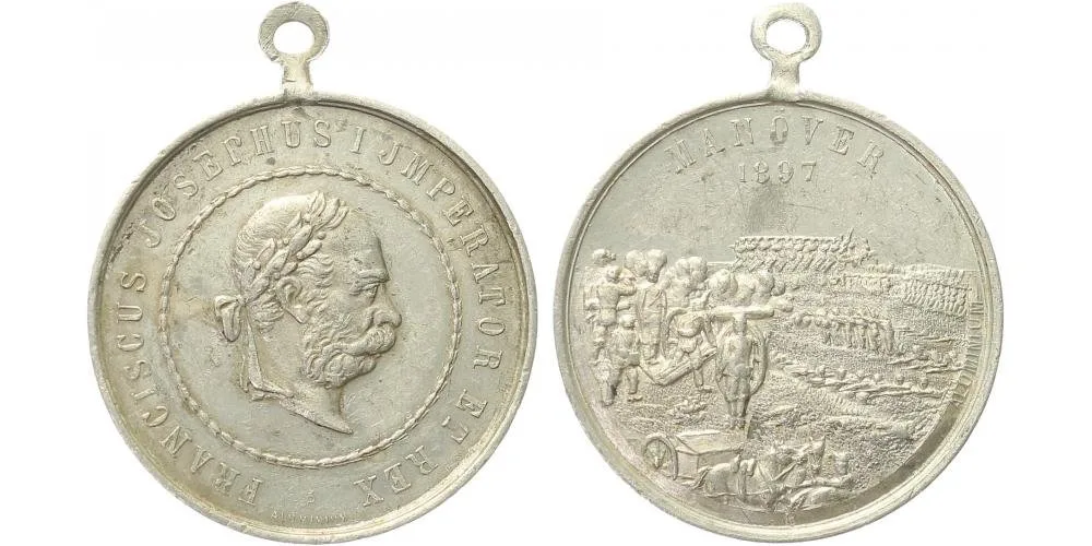 František Josef I., medaile vojenských manévrů — 1