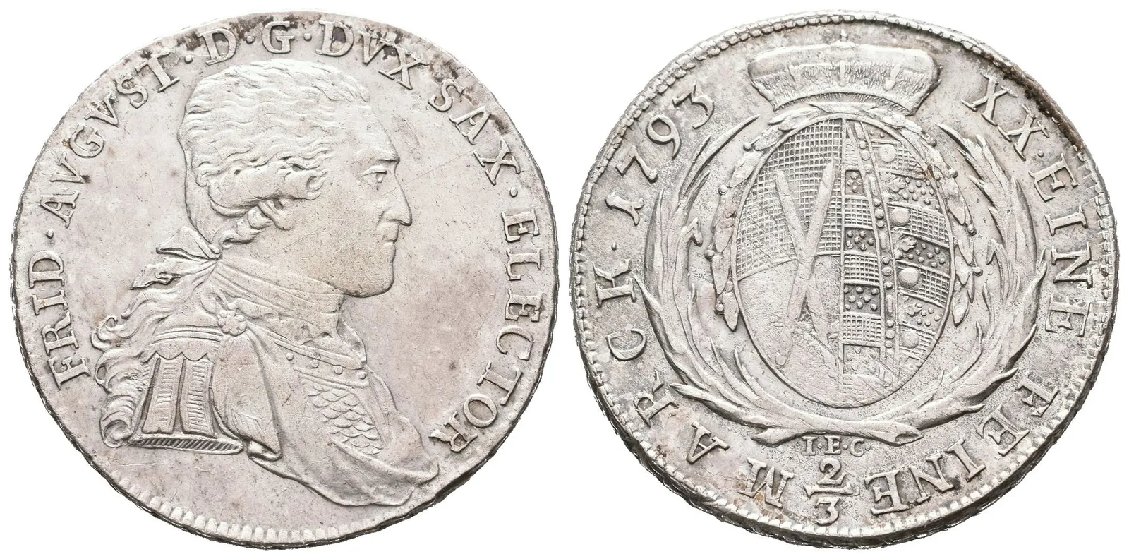 Sasko, 2/3 Tolar 1793