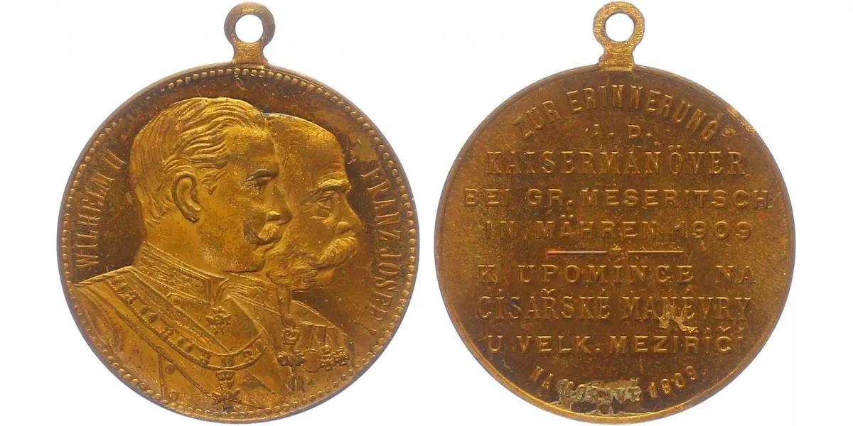 František Josef I., medaile vojenských manévrů — 1
