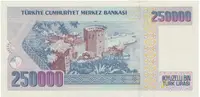 Turecko, 250.000 Lira (1992), P.207 - fotografie 2