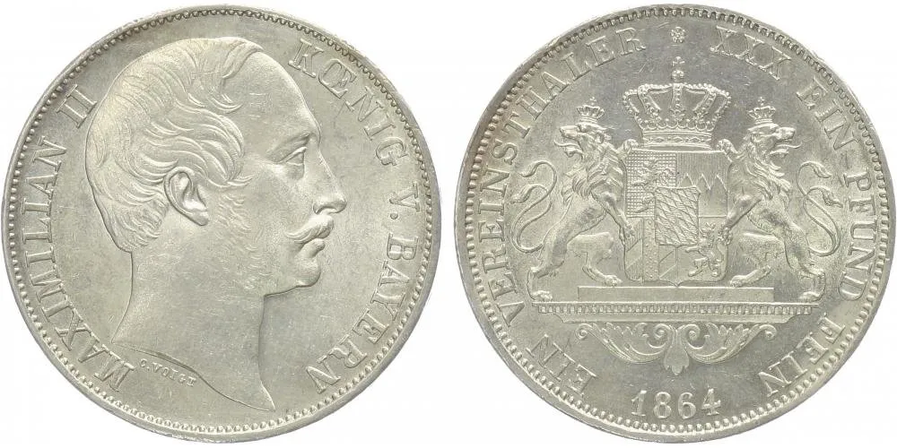 Bavorsko, Maximilian II., 1848 - 1864 — 1