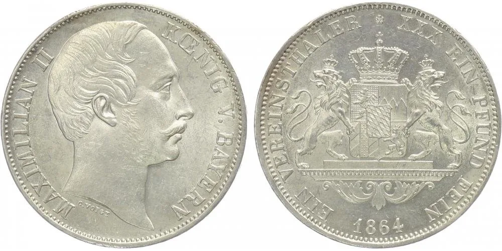 Bavorsko, Maximilian II., 1848 - 1864 — 1