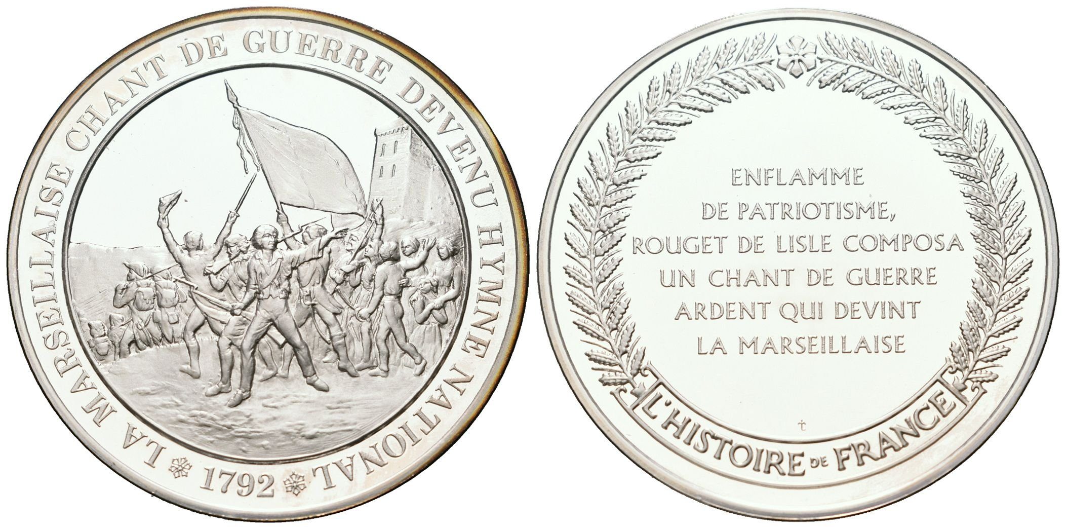 Francie - AR Medaile b.l. - La Marseillaise