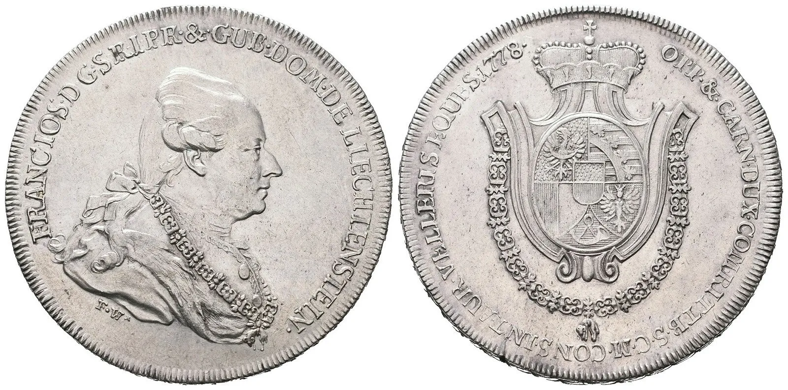 Liechtenstein, Franz Josef I., 1772 - 1781 — 1
