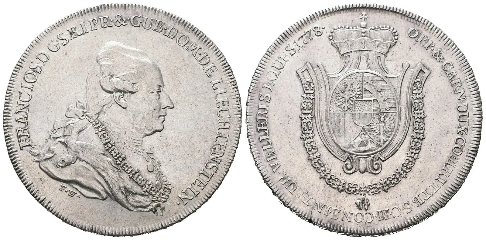 Liechtenstein, Franz Josef I., 1772 - 1781 — 1