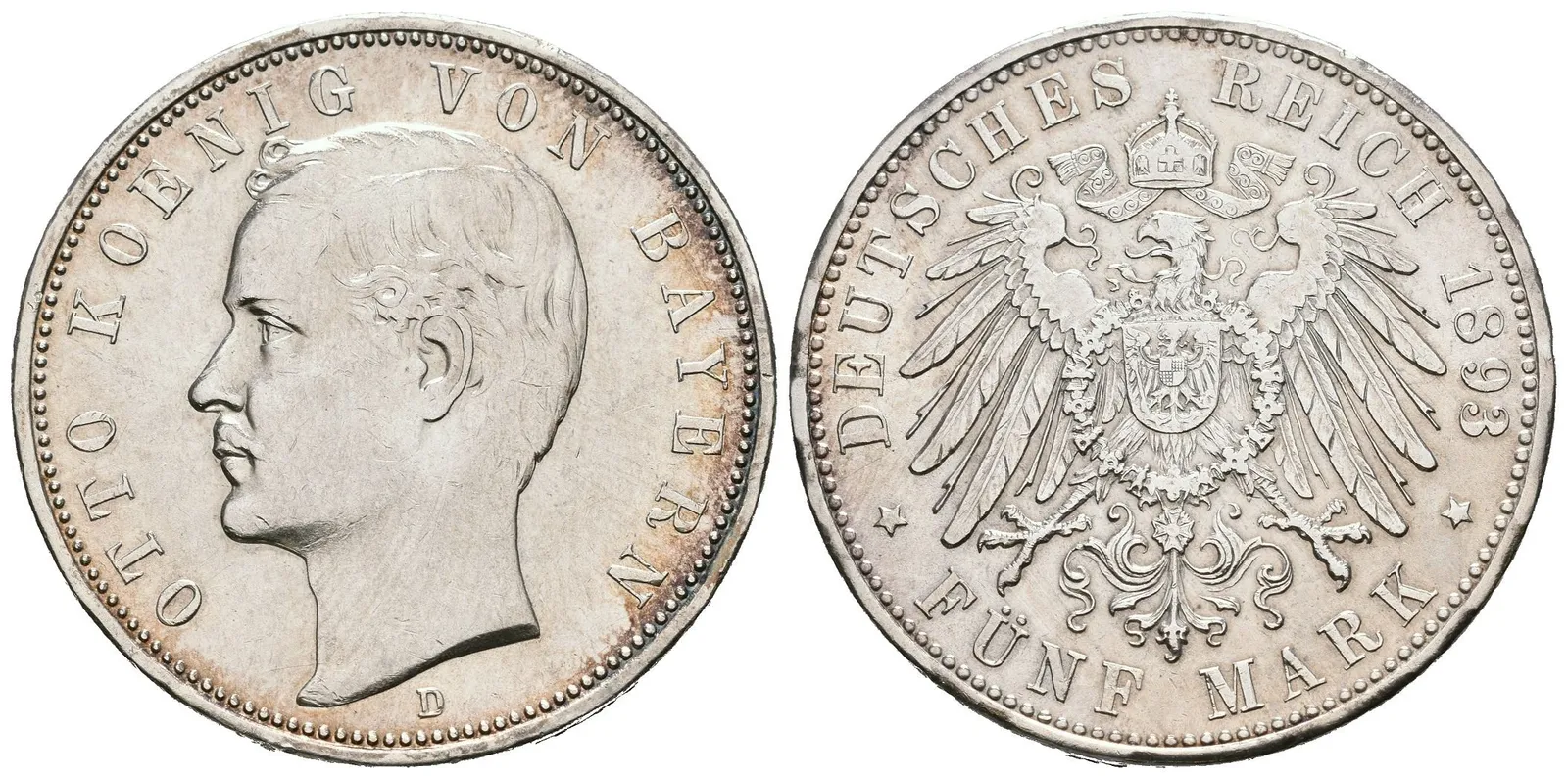 Bavorsko, 5 Marka 1893