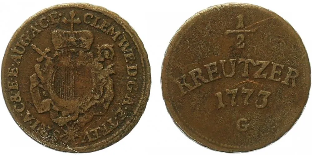 Augsburg - biskupství, Clemens Wenzel, 1768 - 1803 — 1