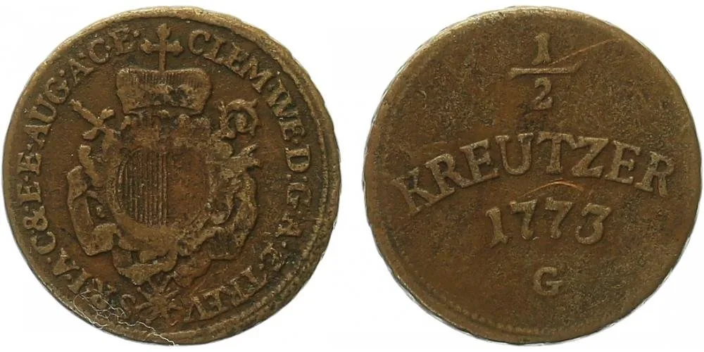 Augsburg - biskupství, Clemens Wenzel, 1768 - 1803 — 1