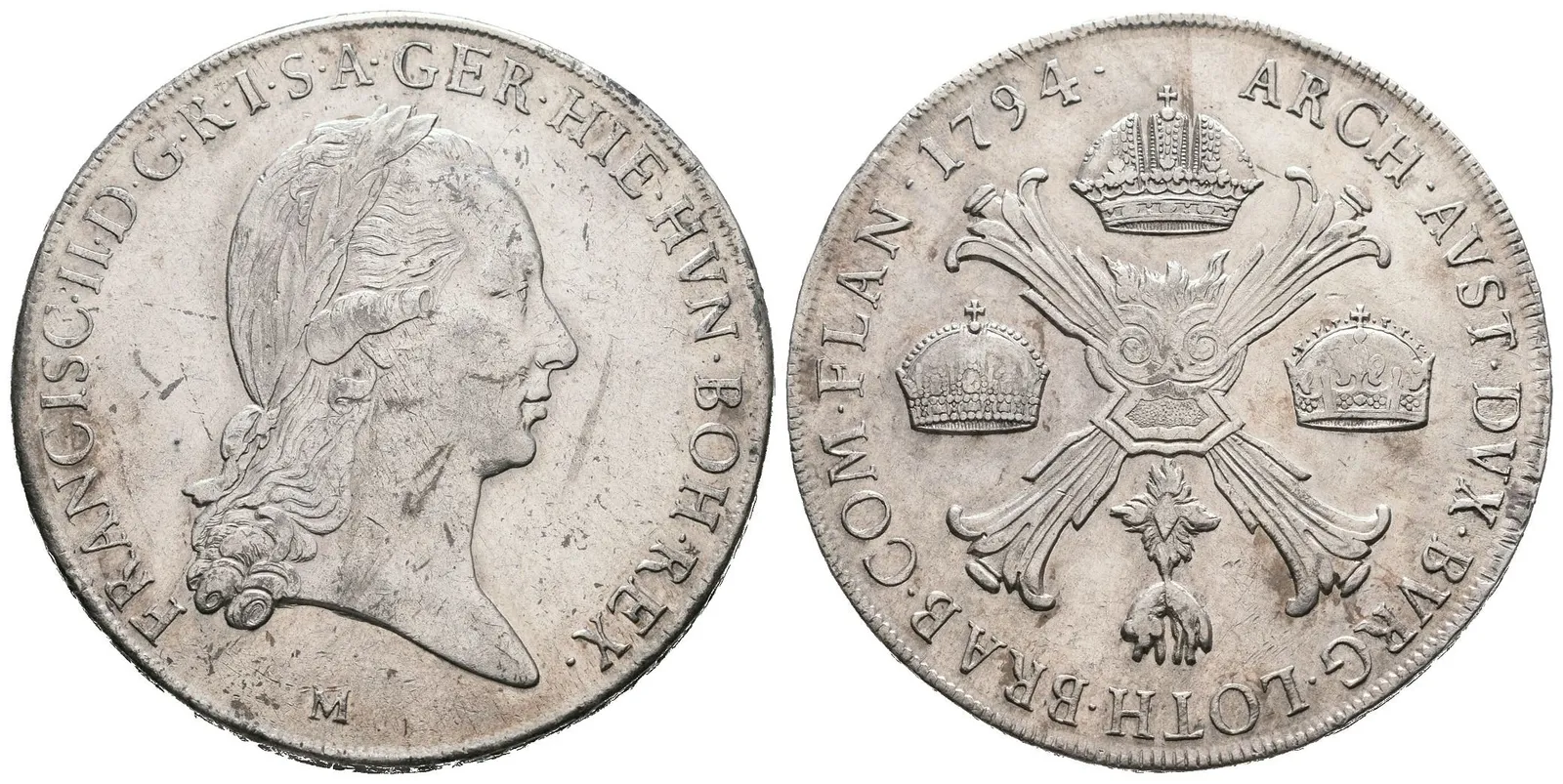 František II., Křížový Tolar 1794 M