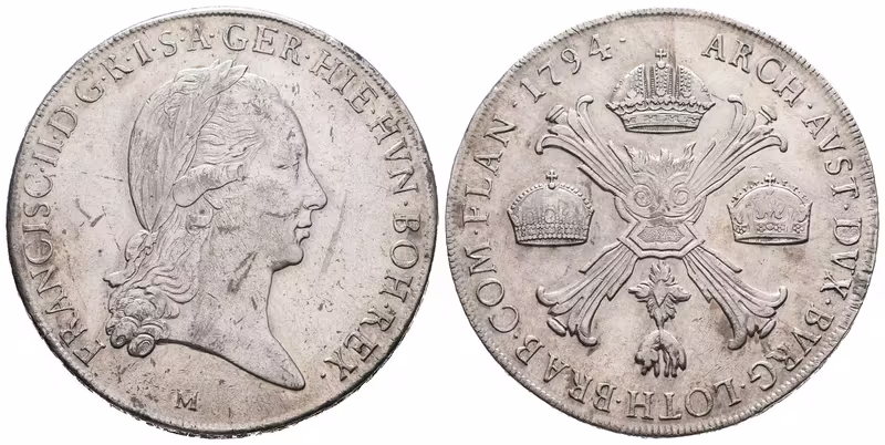 František II., Křížový Tolar 1794 M