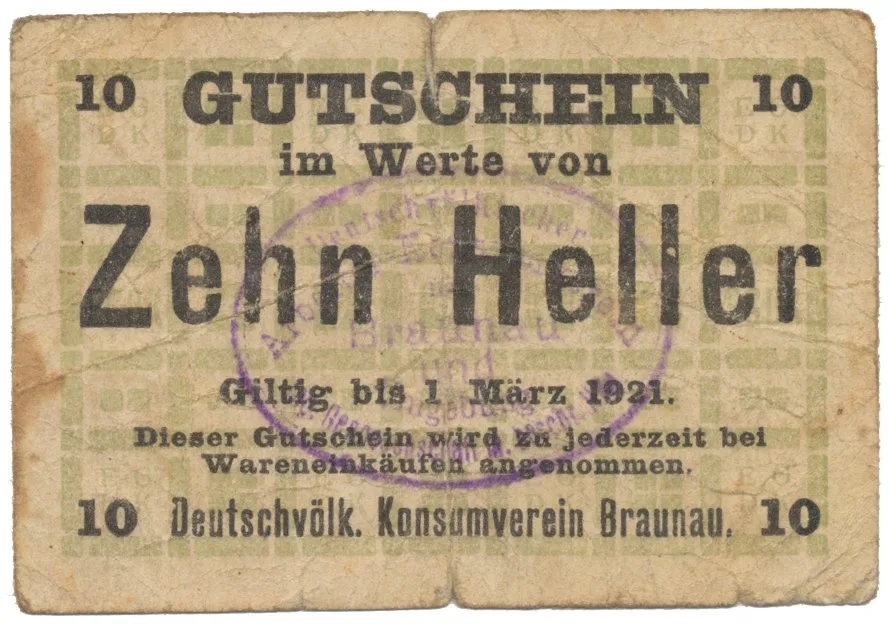 Nouzovky české od roku 1914 — 1