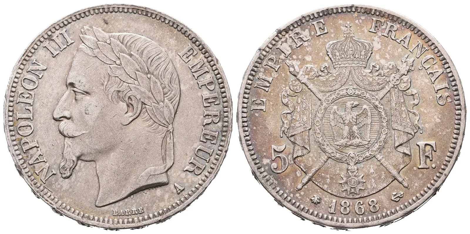 Francie, 5 Frank 1868 A