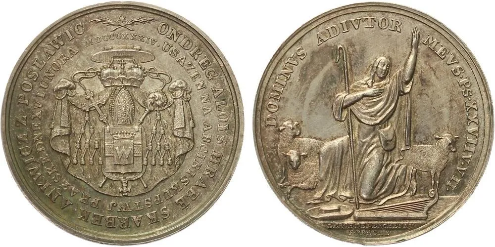 Praha - arcibiskupství, Ondřej Alois hrabě Skrbek-Ankvicz, 1833 - 1838 — 1