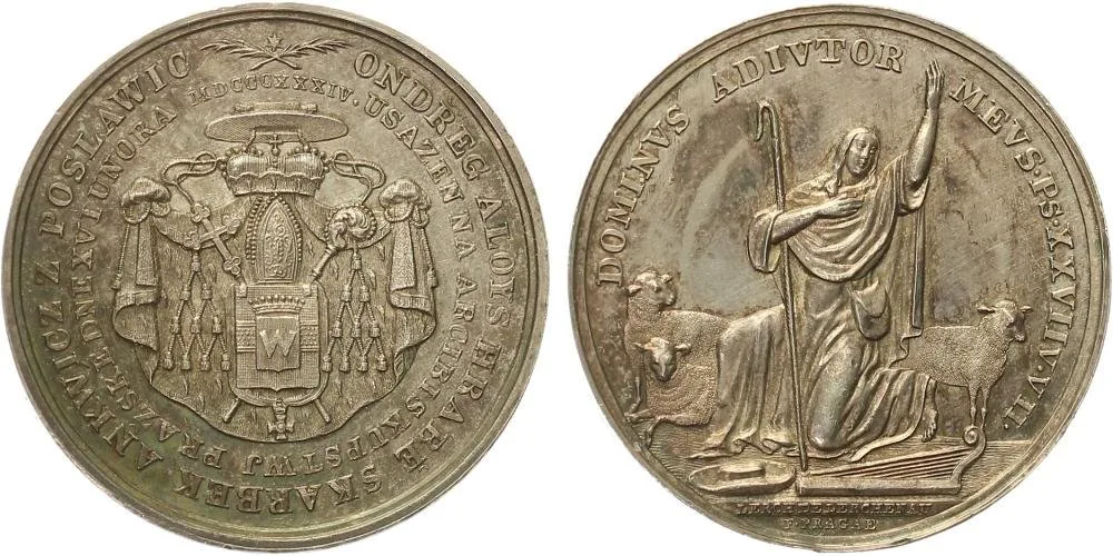 Praha - arcibiskupství, Ondřej Alois hrabě Skrbek-Ankvicz, 1833 - 1838 — 1