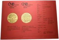 5000 Kč 1998 - Karel IV. - Založení University Karlovy - fotografie 4