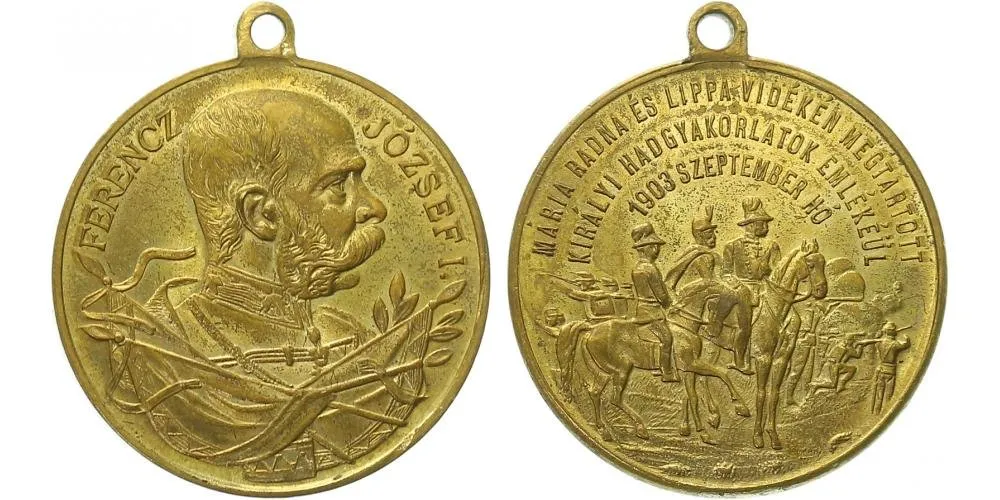 František Josef I., medaile vojenských manévrů — 1