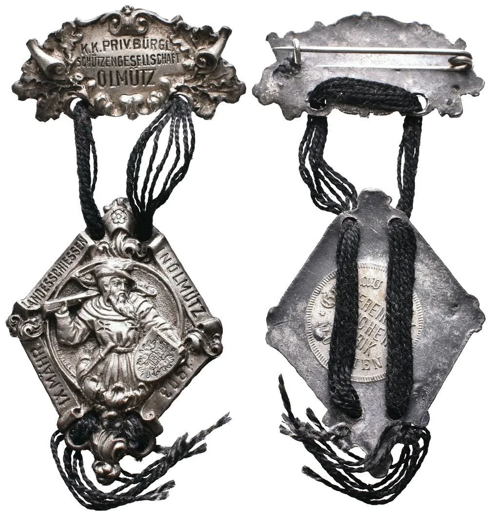AE Odznak 1903 - IX. Moravské zemské střelby v Olomouci — 1