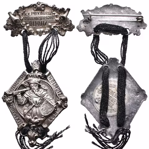 AE Odznak 1903 - IX. Moravské zemské střelby v Olomouci