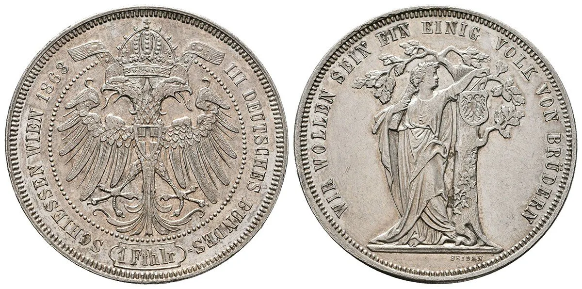 Rakouská a spolková měna, 1857 - 1892 — 1