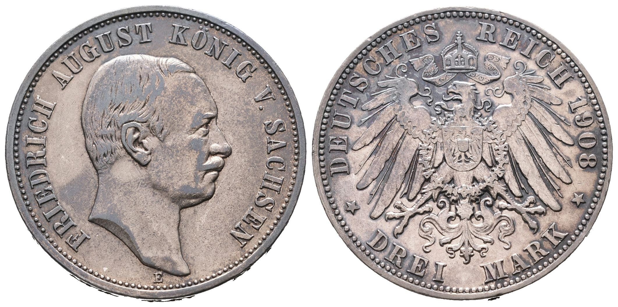 Sasko, 3 Marka 1908 E