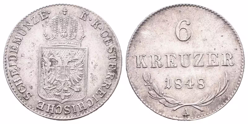 6 Krejcar 1848 A