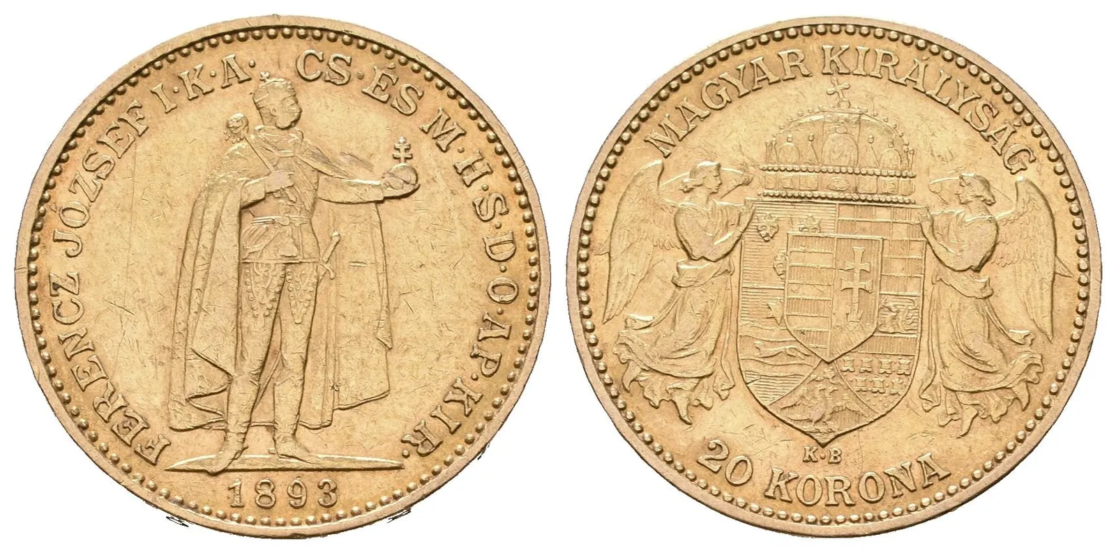 20 Koruna 1893 KB