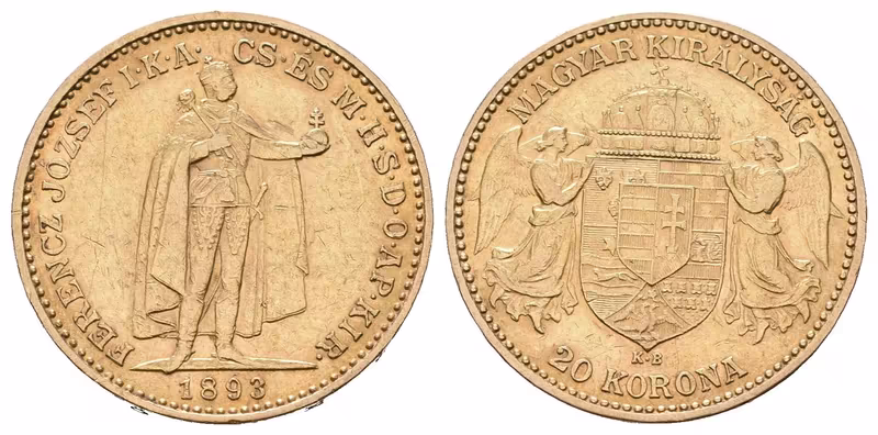 20 Koruna 1893 KB