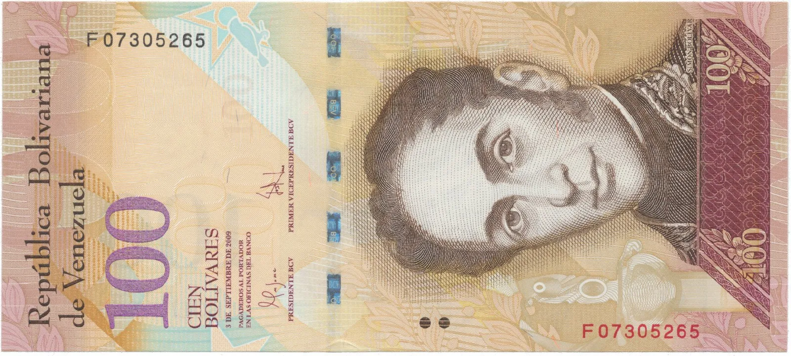 Venezuela, 100 Bolivares 2009, P.93c