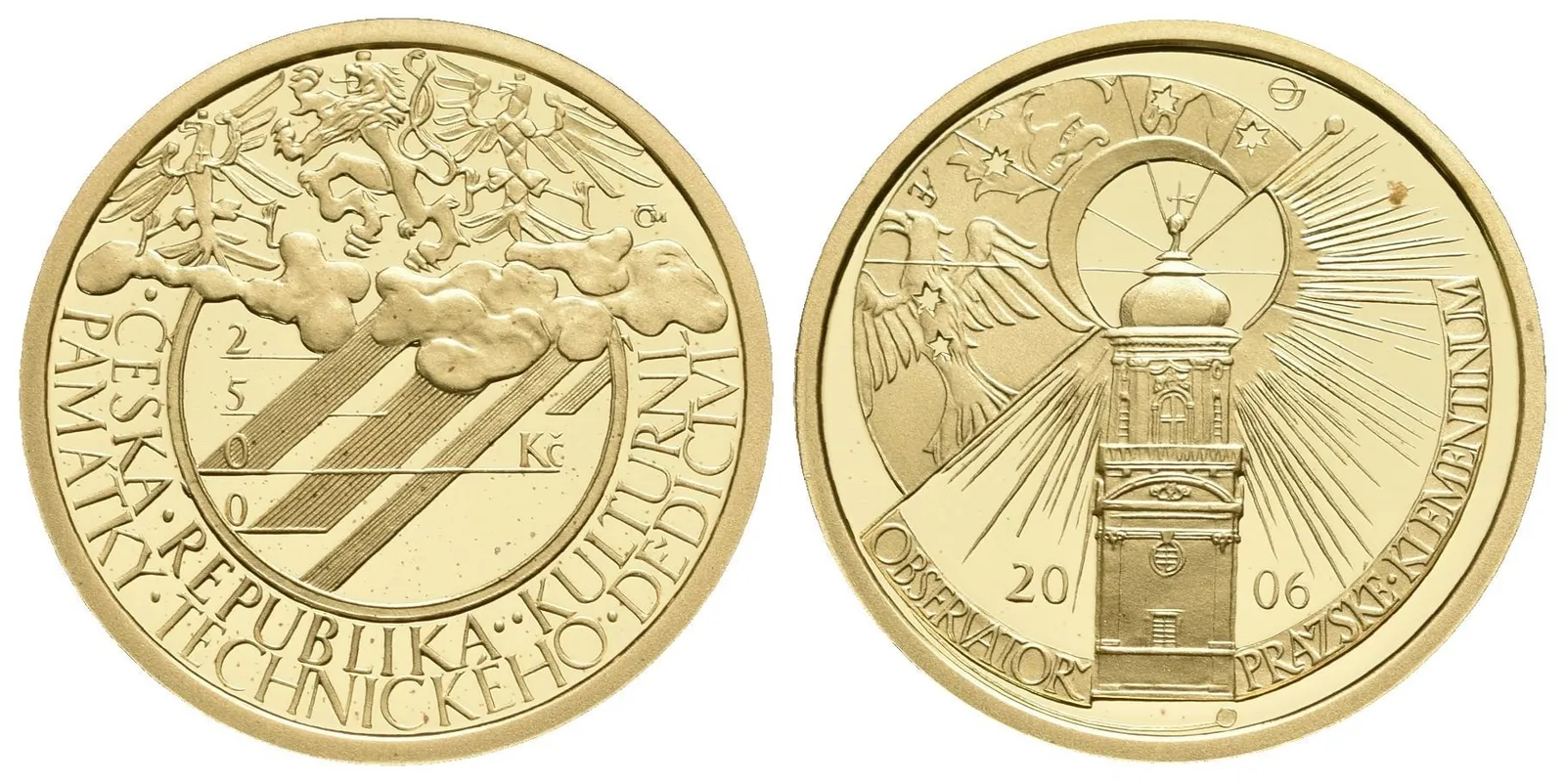2500 Kč 2006 - Klementinum, etue, certifikát, zcela nep. patina — 1