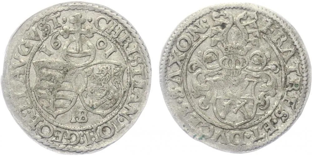 Sasko, Christian II., Johann Georg I. a August, 1591 - 1611 — 1
