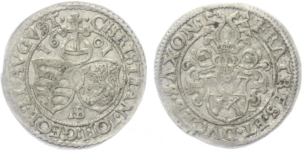 Sasko, Christian II., Johann Georg I. a August, 1591 - 1611 — 1