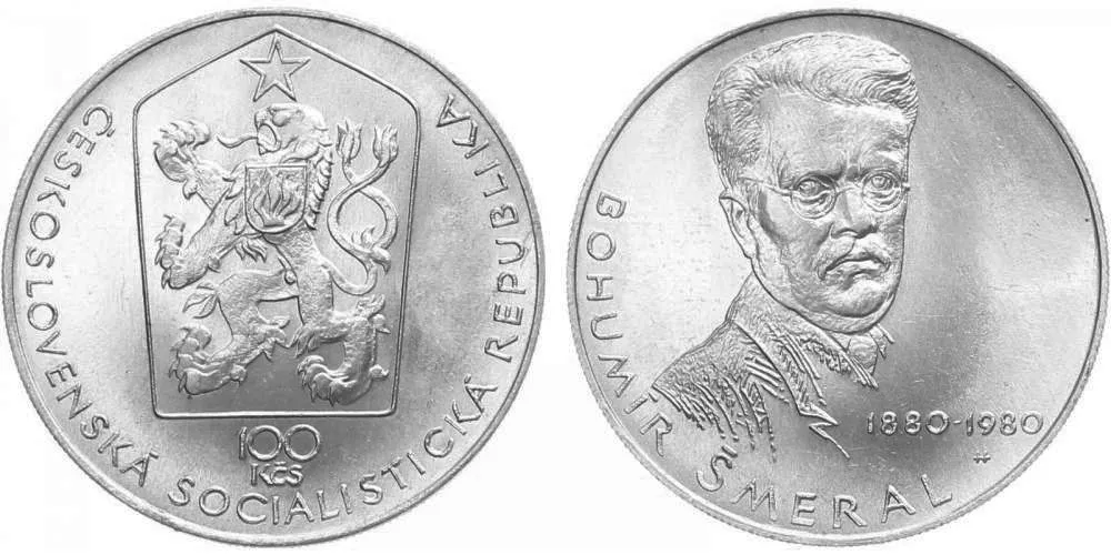 100 Kčs 1980 - Bohumír Šmeral