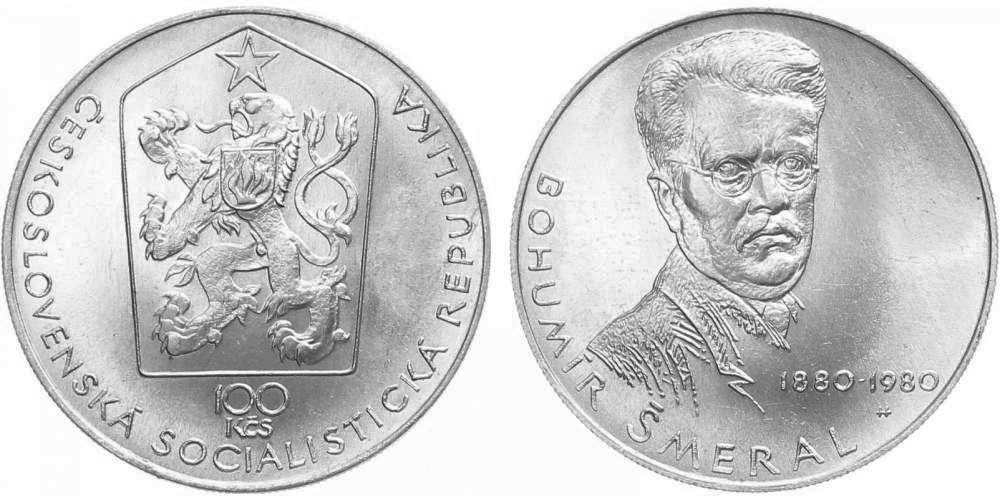 100 Kčs 1980 - Bohumír Šmeral