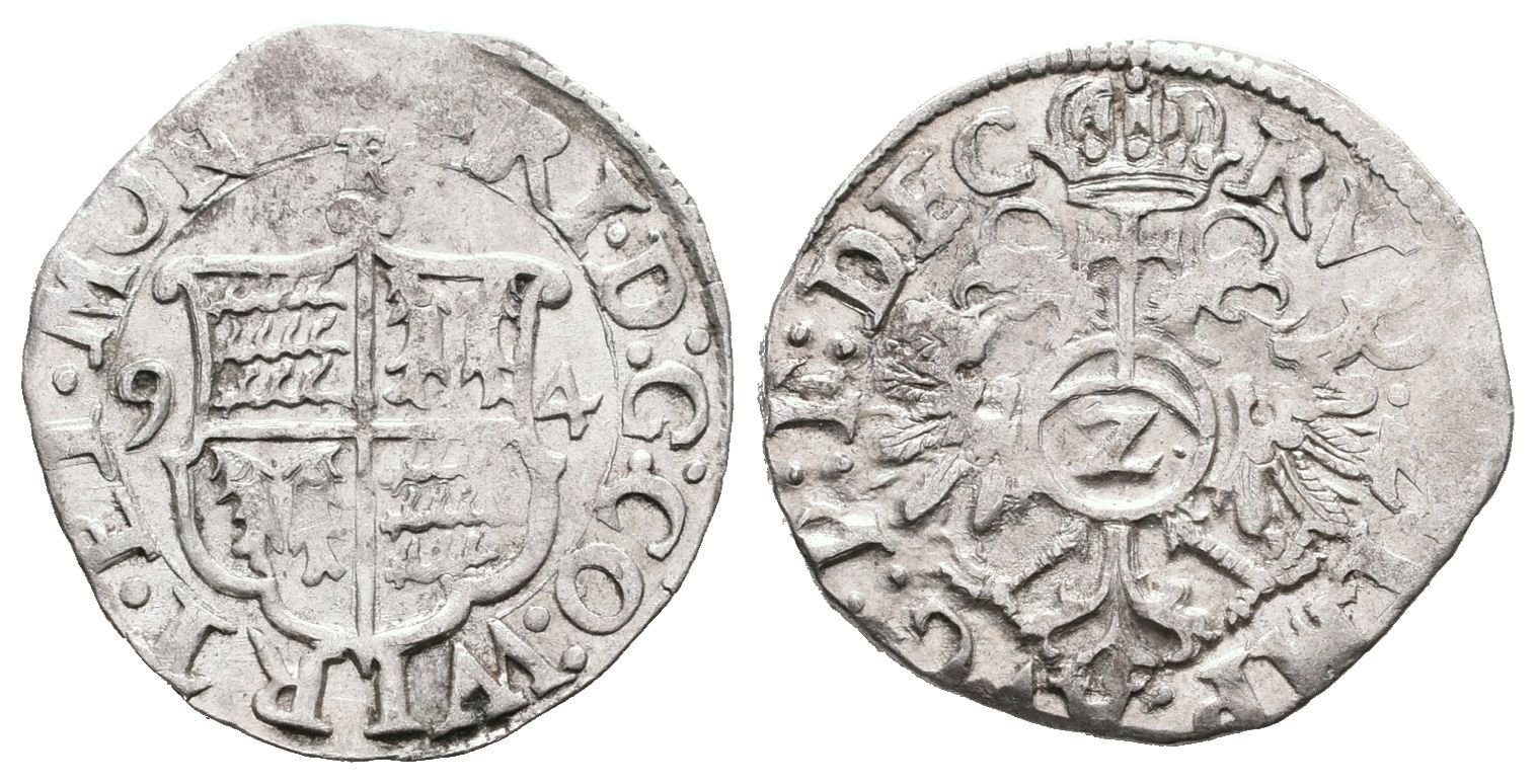 Württemberg, 1/2 Batzen 1594