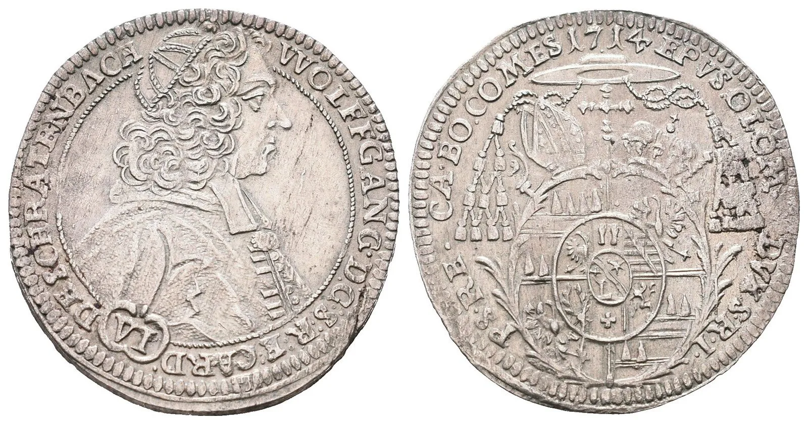 Olomouc - biskupství, Wolfgang von Schrattenbach, 1711 - 1738 — 1