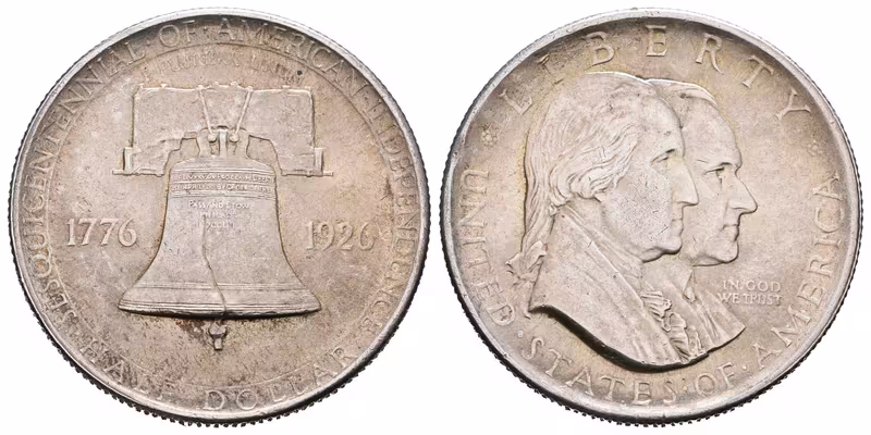 USA, 1/2 Dollar 1926 - U. S. Sesquicentennial of Independece