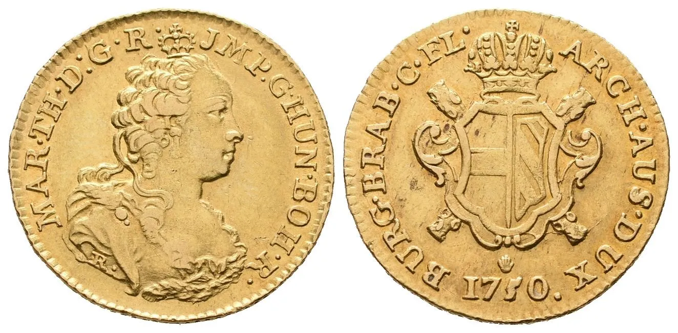 Marie Terezie, Sovráno 1750, Antverpy